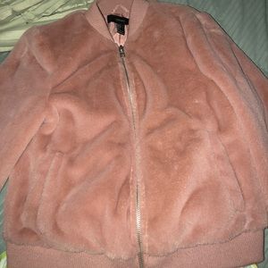 Furry Bomber Jacket